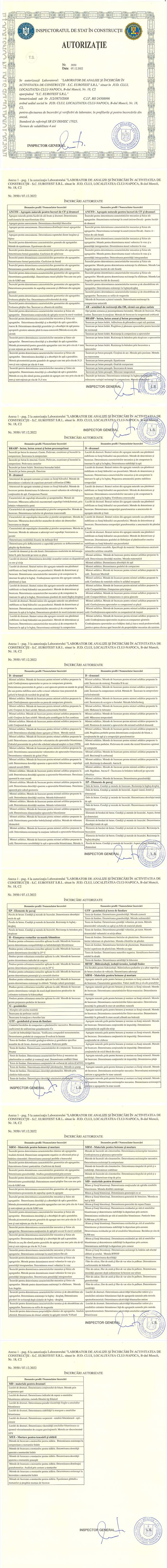 autorizatie laborator eurotest